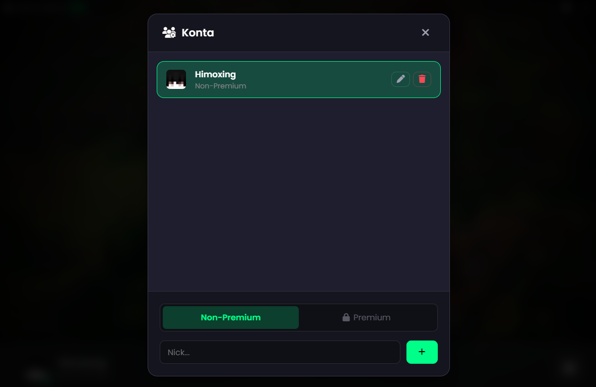 HimoClient Account Manager