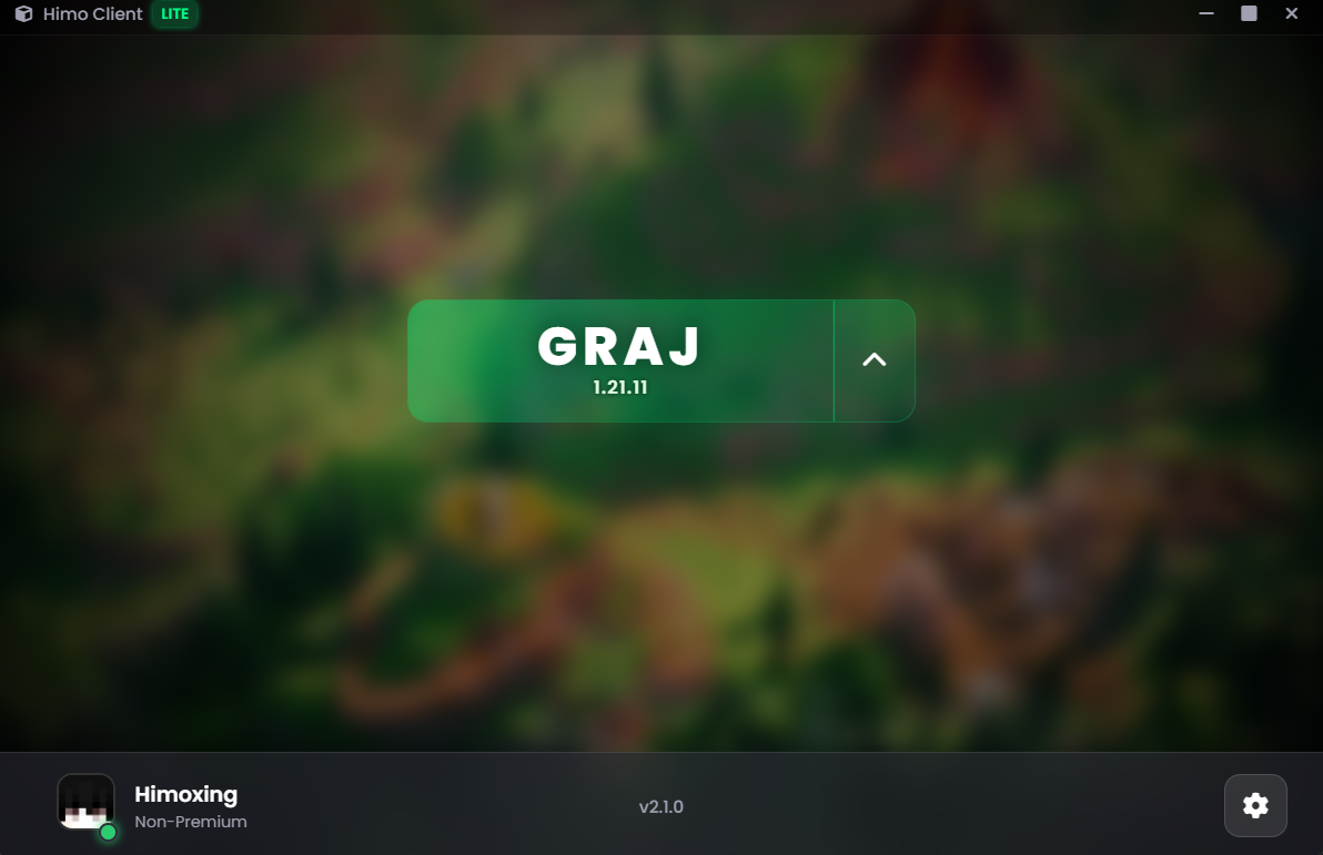 HimoClient Launcher Interface